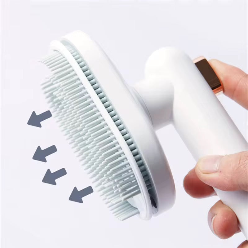 Brosse auto nettoyante pour chien et chat Auto nettoyage 