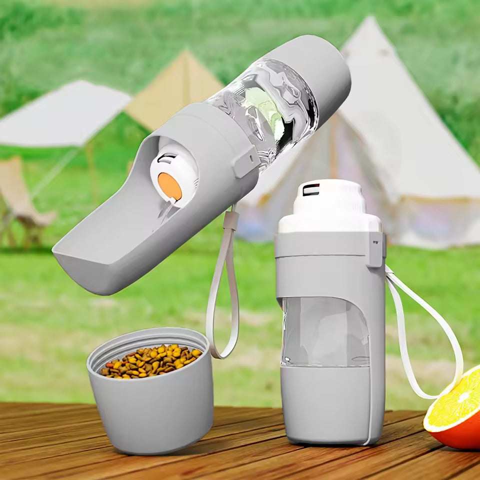 Gamelle transportable pour chien balade hydratation Deux en un